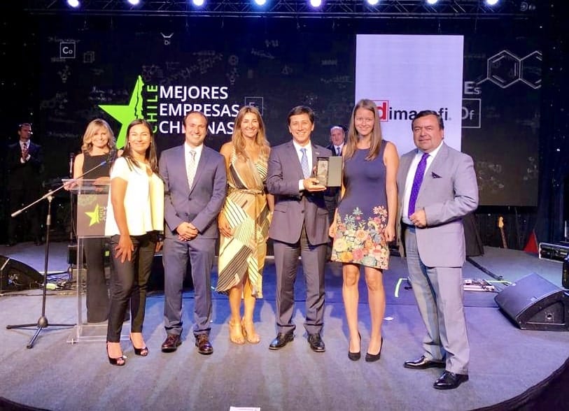 Dimacofi es reconocido entre las Mejores Empresas Chilenas 2018