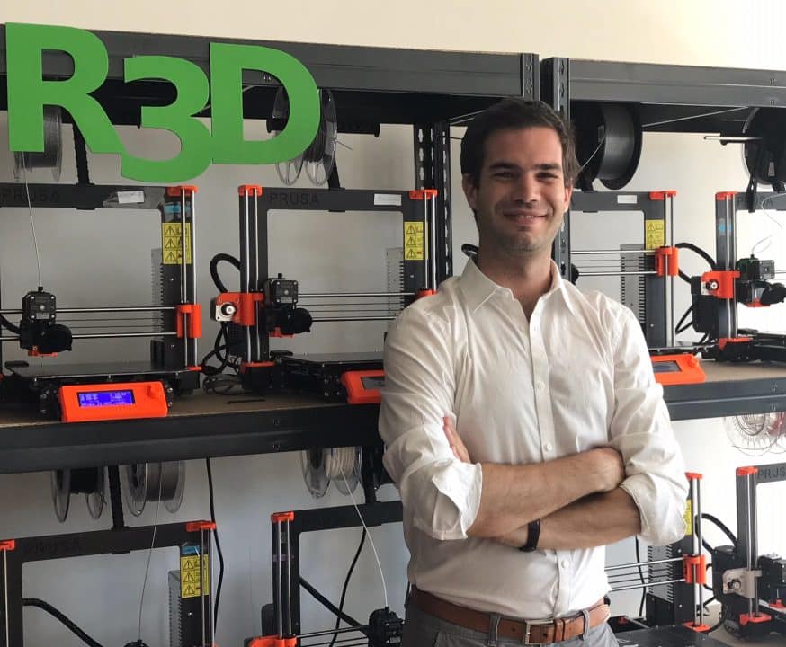  R3D: Emprendedor belga pionero en impresión 3D en Chile