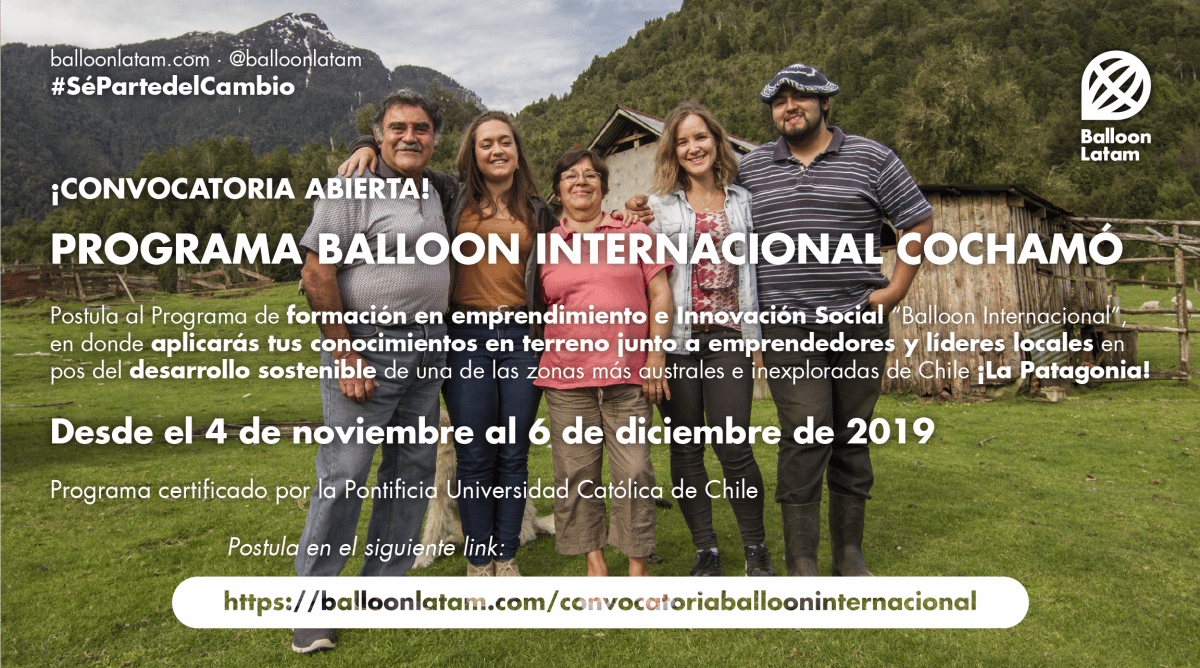 Abierta la convocatoria: Programa de formación en innovación social “Balloon Internacional”
