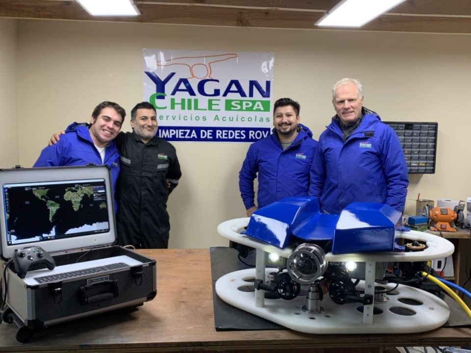 Yagancito: el ROV submarino que busca revolucionar la limpieza de mallas de cultivo en la industria salmonera