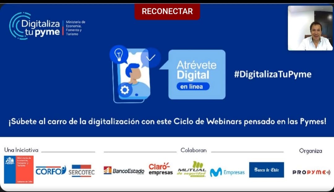 Ministro Palacios finaliza “Atrévete Digital en Línea”, iniciativa que benefició a más de 18.000 Mipymes