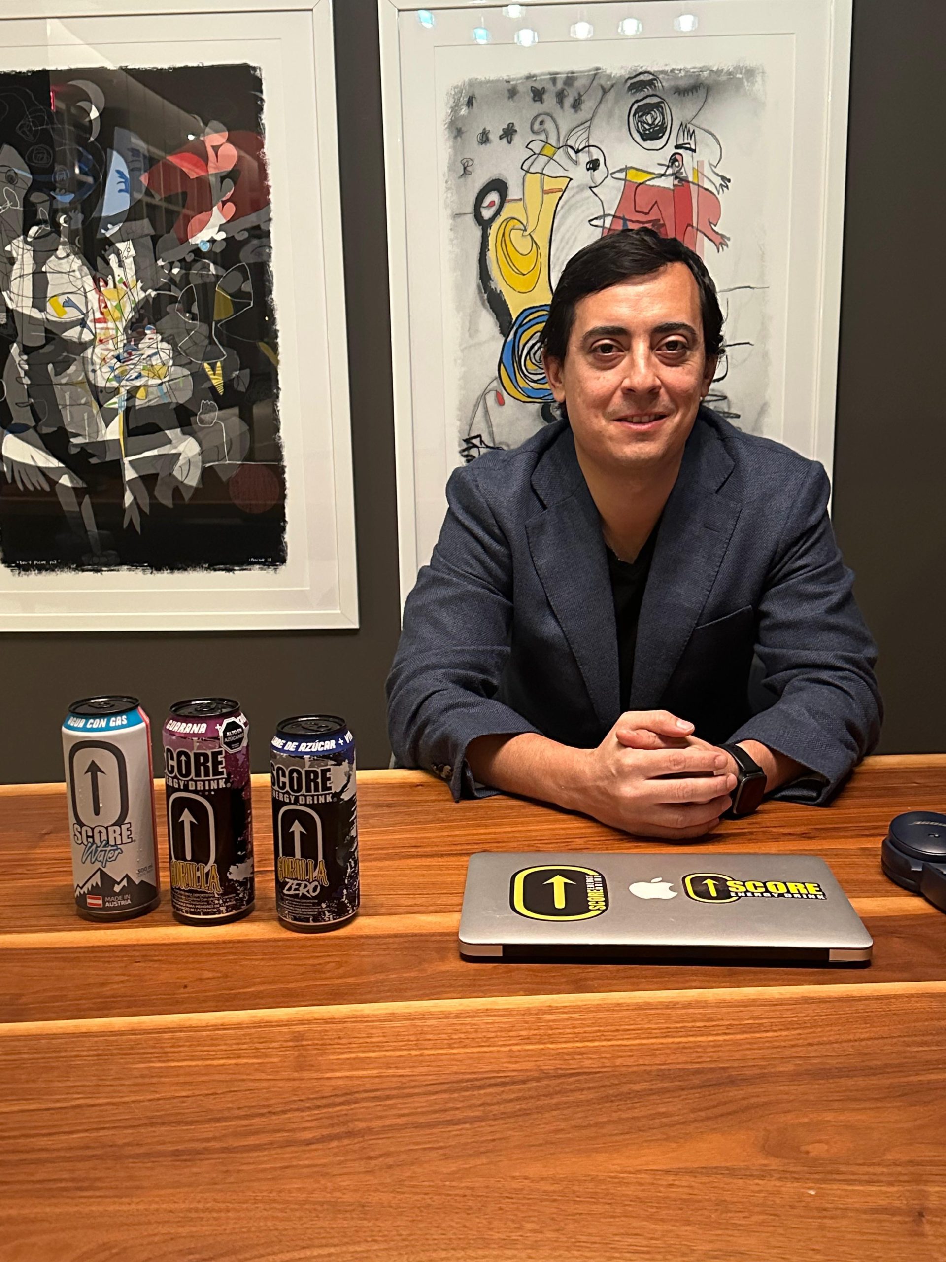 Patricio Pinto, CEO, fundador de Score Energy Drink2