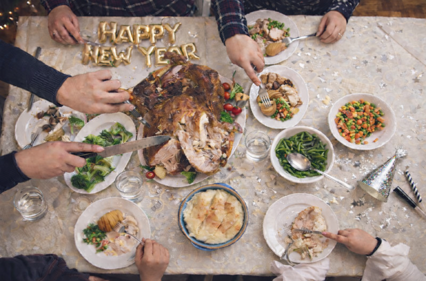 Desperdicio de alimentos en celebraciones de Año Nuevo en Chile