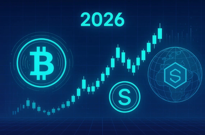 Analista financiero revisando gráficos y datos con herramientas de inteligencia artificial en 2026.
