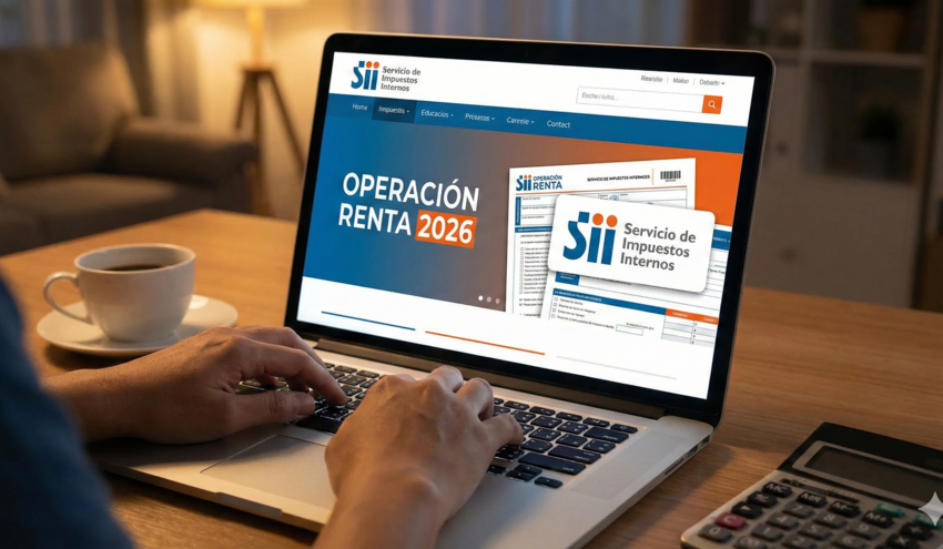 operación renta 2026 honorarios chile