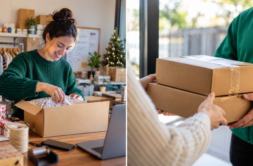 Emprendedores preparan sus envíos de Navidad ante un aumento de hasta 50% en los despachos durante diciembre, según Starken.
