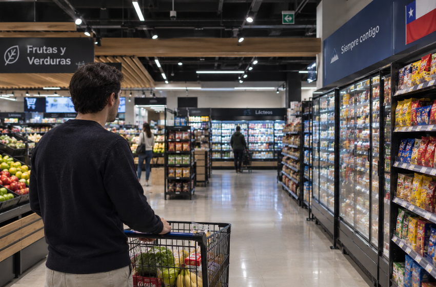 Supermercados en Chile registran caída de ventas de 1,2% mientras marcas utilizan inteligencia artificial para mejorar su ejecución comercial